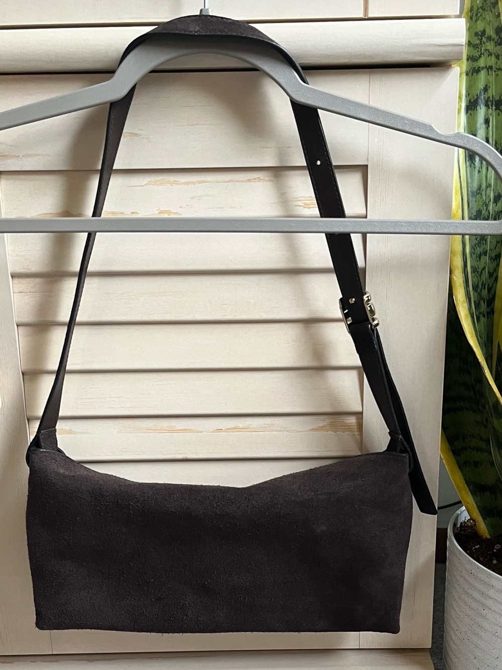 NWT MADEWELL Genuine Suede Leather Date Night Shoulder Bag - Picture 4 of 9